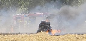 Kilkanaście minut i dwa pożary! Maszyna poszła z dymem!