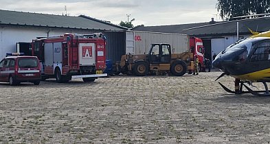 Śmiertelny wypadek w zakładzie pracy. Paleta miała runąć na ludzi!-80972