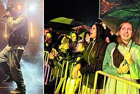 Zespół "Łobuzy" rozgrzał scenę, ale to publiczność skradła show! Mimo ulewy...-81034