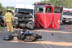 Dramatyczny wypadek na trasie Karzec-Pudliszki. Motocyklista w stanie ciężkim-81055