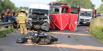 Dramatyczny wypadek na trasie Karzec-Pudliszki. Motocyklista w stanie ciężkim-81055