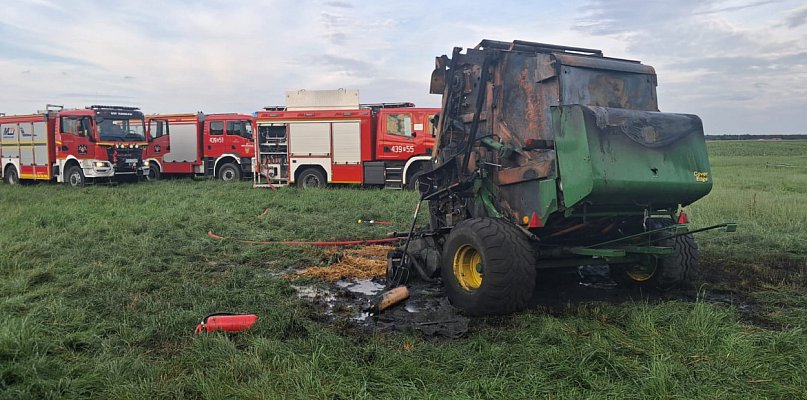 Zachował zimną krew. Nie udało się uratować prasy, ale reszta sprzętu... - 81437