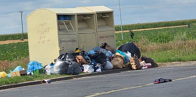 Pojechał zrobić zakupy, zastał taki widok. Wygląda jak "śmieciowa wizytówka"...-81492
