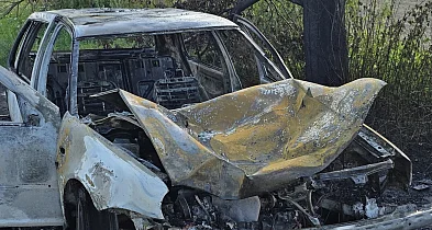 Uderzył w drzewo, chwilę później jego auto stanęło w ogniu!-81615