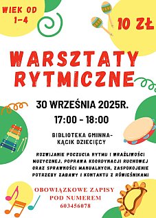 Warsztaty rytmiczne dla dzieci