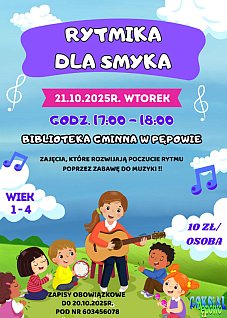 Rytmika dla Smyka w Pępowie