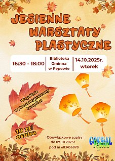 Jesienne warsztaty plastyczne w Pępowie