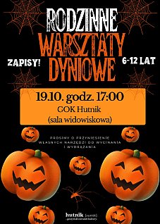 Rodzinne warsztaty dyniowe w Hutniku