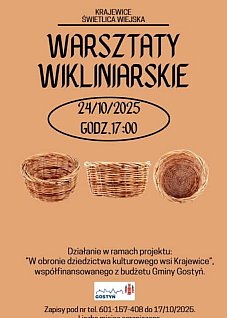 Warsztaty wikliniarskie w Krajewicach