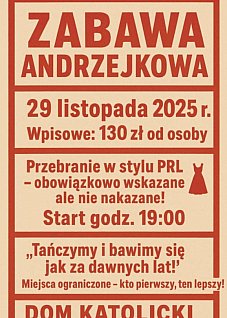 Zabawa andrzejkowa w Gostyniu