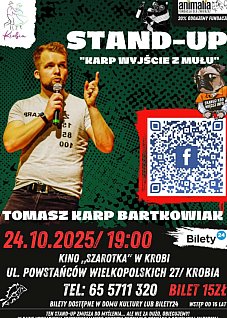 Stand-up Tomasza Karpa Bartkowiaka w Krobi