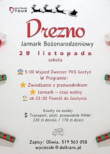 Wycieczka na Jarmark Bożonarodzeniowy do Drezna