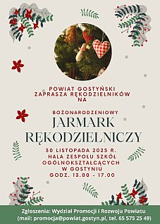 Bożonarodzeniowy Jarmark Rękodzielniczy w Gostyniu
