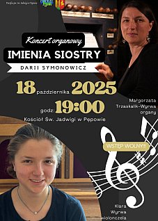 Koncert organowy imienia Siostry Darii Symonowicz