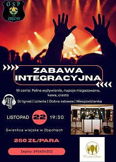 Zabawa integracyjna w Zbęchach