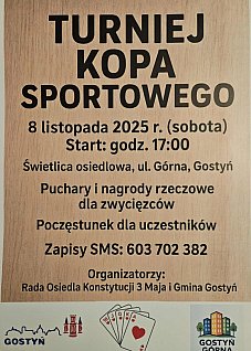 Turniej Kopa Sportowego w Gostyniu