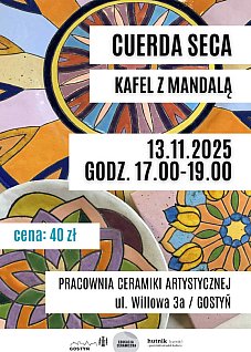 Warsztaty ceramiczne „Cuerda Seca – kafel z mandalą”