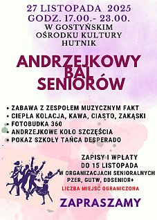 Andrzejkowy Bal Seniorów w Hutniku