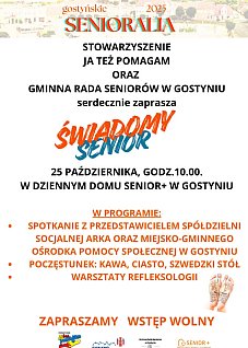 Świadomy senior w Gostyniu