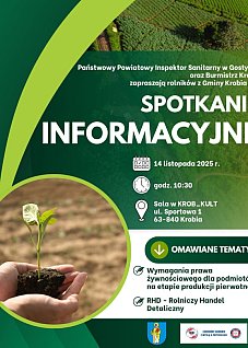 Spotkanie informacyjne dla rolników w Krobi