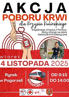 Akcja poboru krwi dla Krzysia Kulińskiego