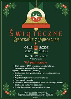Świąteczne spotkanie z Mikołajem w Stefanowie