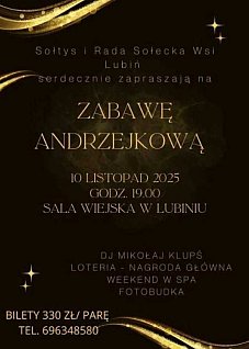 Zabawa Andrzejkowa w Lubiniu