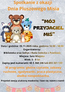 Spotkanie z okazji Dnia Pluszowego Misia