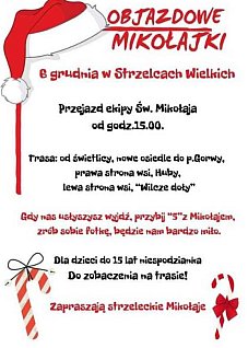 Objazdowe Mikołajki w Strzelcach Wielkich