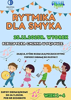 Rytmika dla Smyka w Bibliotece Gminnej