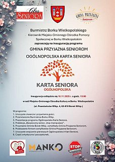 Inauguracja Ogólnopolskiej Karty Seniora w Borku Wlkp.
