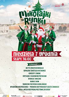 Mikołajki na Rynku w Gostyniu