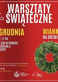 Warsztaty świąteczne w Poniecu
