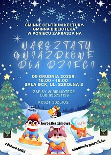 Warsztaty gwiazdkowe dla dzieci w Poniecu