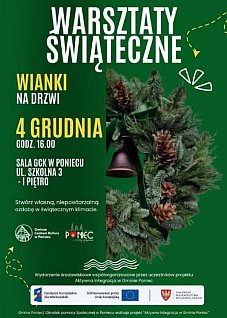 Warsztaty świąteczne w Poniecu