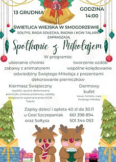 Spotkanie z Mikołajem w Smogorzewie