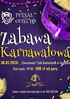 Zabawa karnawałowa Futsal Gostyń
