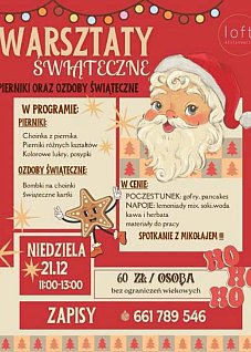 Warsztaty świąteczne w restauracji LOFT