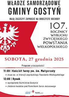 107. rocznica wybuchu Powstania Wielkopolskiego