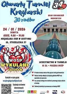 Otwarty Turniej Kręglarski dla WOŚP