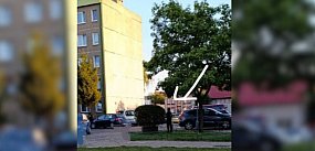 Obsceniczne zachowanie na jednym z osiedli! Mężczyzna..