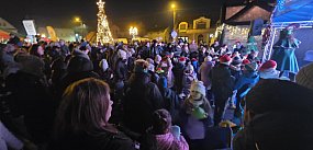 Tu naprawdę trudno było się przecisnąć. Mikołajkowy...