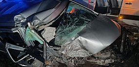 Chwila nieuwagi, łuk drogi i nagłe "coś" w ciemności...