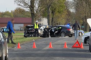 Wypadek na trasie Wziąchów-Pogorzela-13565