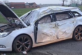 Wypadek na trasie Franciszkowo-Czarkowo-13594