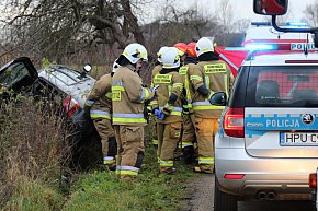Tragiczny finał wypadku pod Poniecem-13600