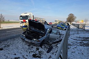 Wypadek na DW434. Zderzyły się dwa auta-13621