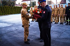 Pożegnanie ze służbą w gostyńskiej PSP-13723