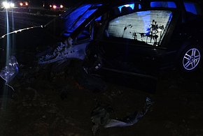 Wypadek przy granicy powiatów. Na pomoc ruszyli też gostyńscy strażacy-82710