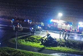 Poważny wypadek pod Gostyniem. Są ranni. Krajowa "12" zablokowana!-84197